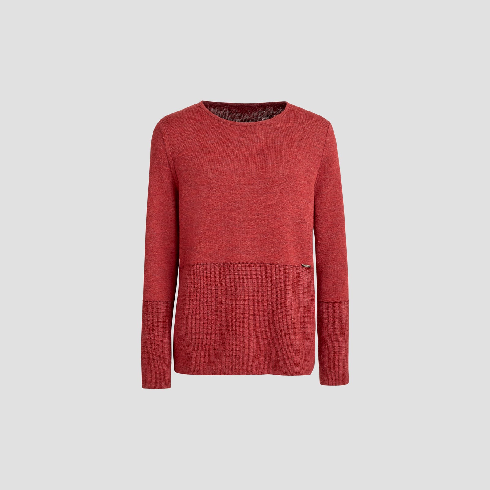 Whole Sweater Baby Alpaca Color Cherry
