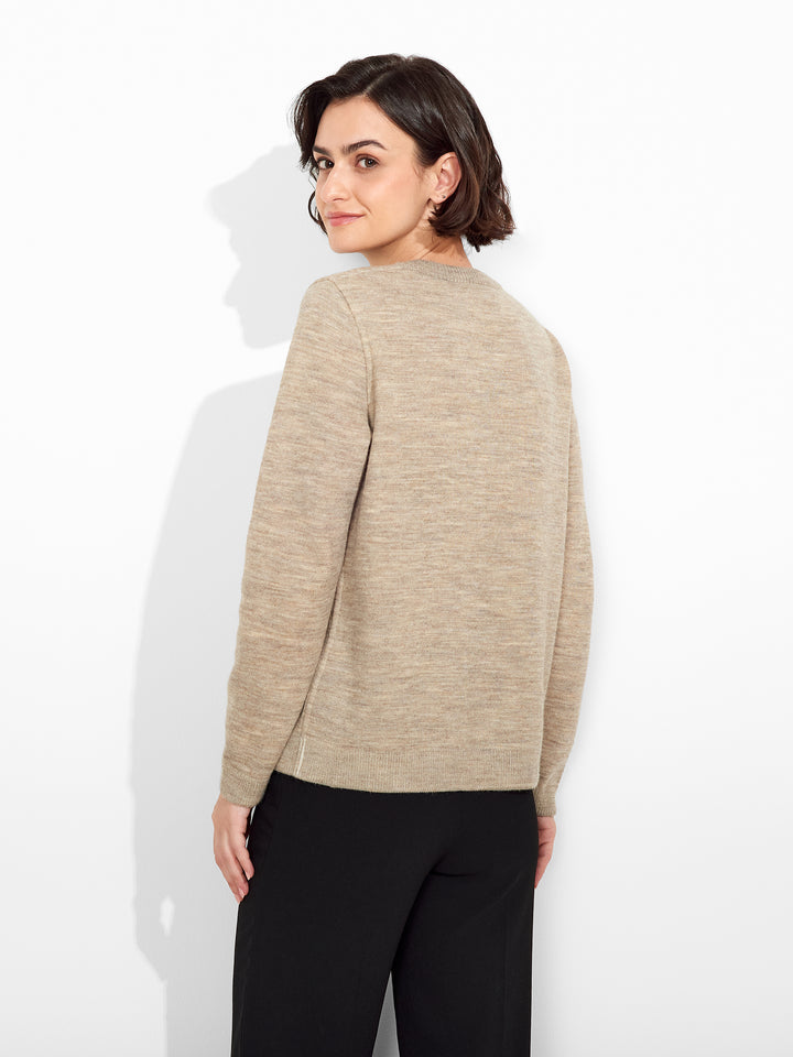Suéter Zagreb de Baby Alpaca Color Beige