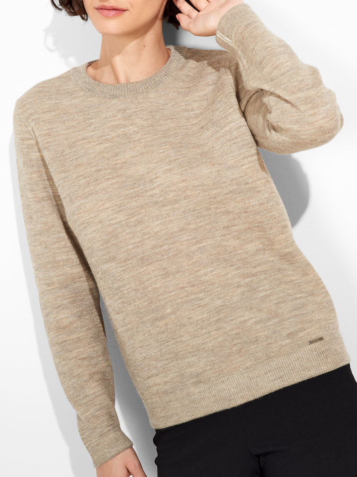Suéter Zagreb de Baby Alpaca Color Beige