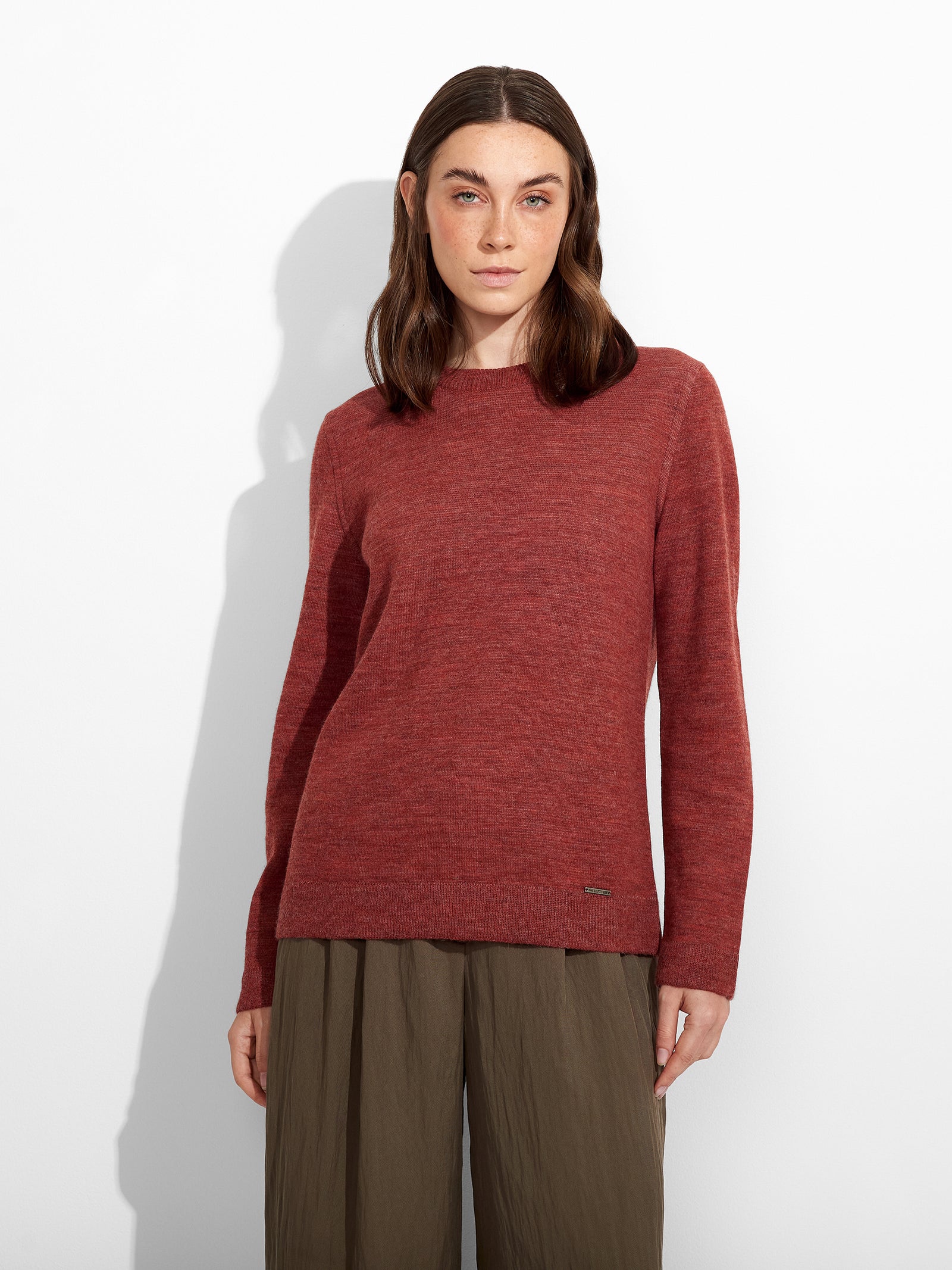 Zagreb Sweater Baby Alpaca Color Red