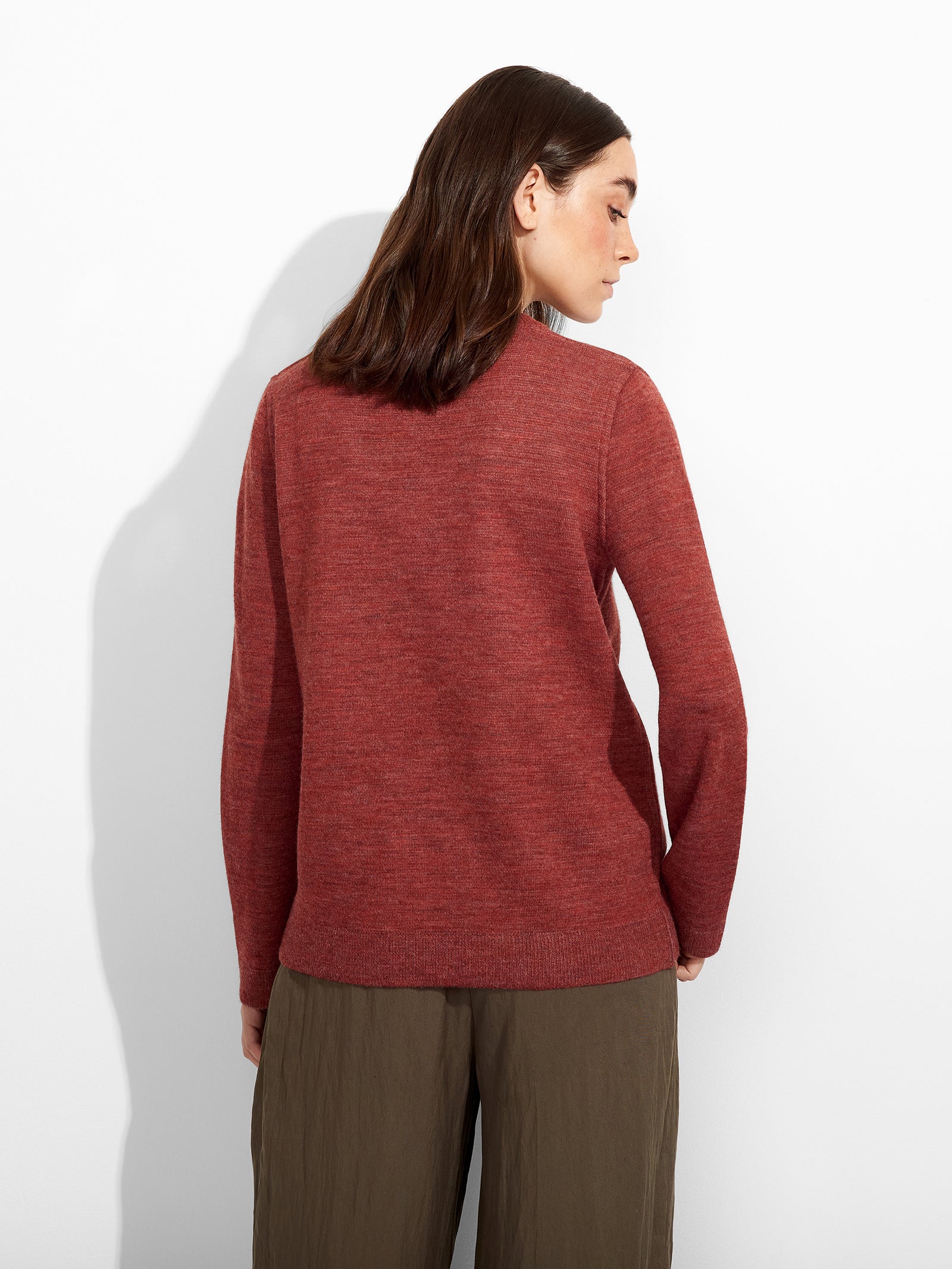 Zagreb Sweater Baby Alpaca Color Red