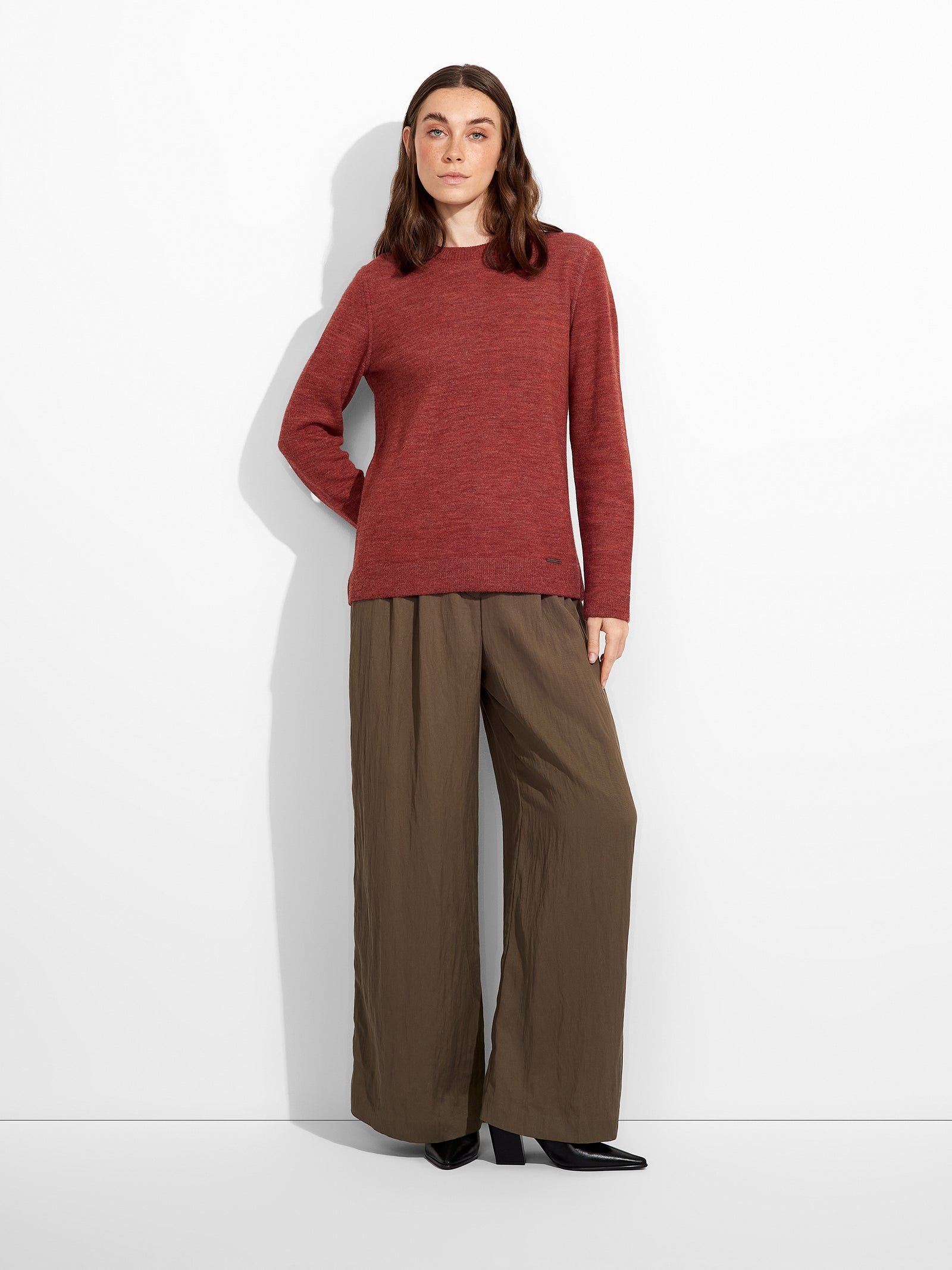 Zagreb Sweater Baby Alpaca Color Red