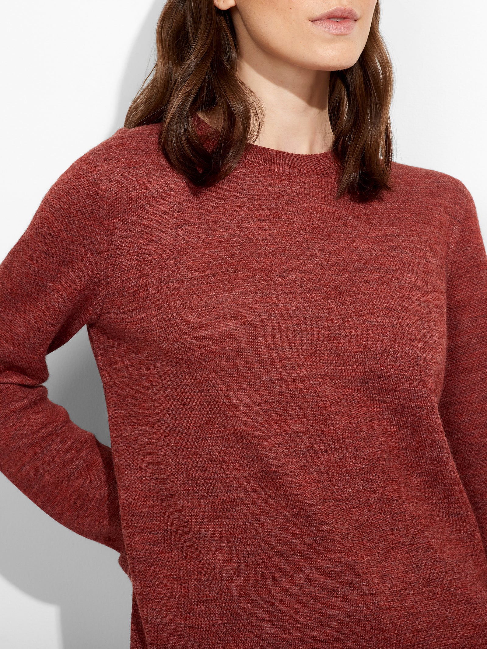 Zagreb Sweater Baby Alpaca Color Red