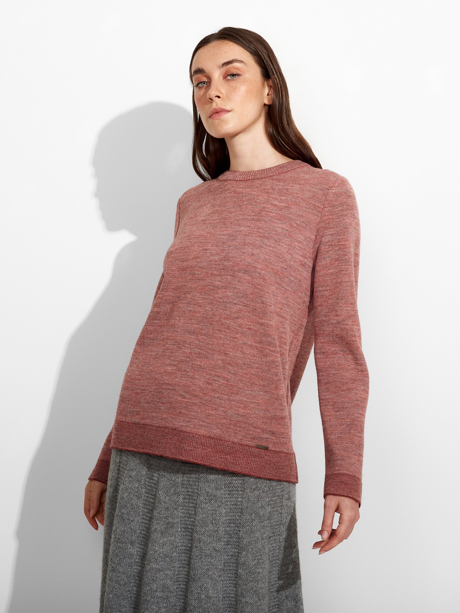 Zagreb Sweater Baby Alpaca Color Red