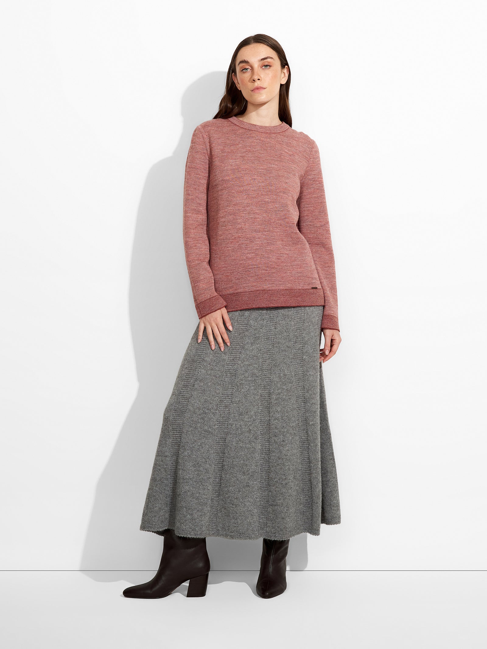 Zagreb Sweater Baby Alpaca Color Red