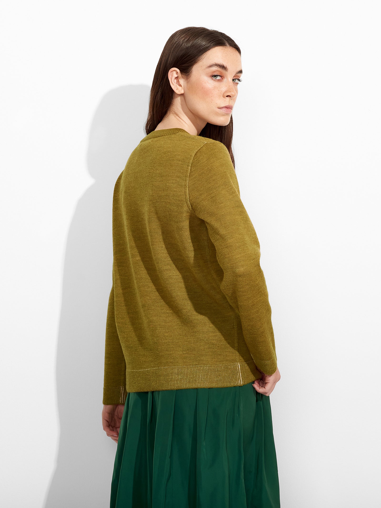 Zagreb Sweater Baby Alpaca Color Green