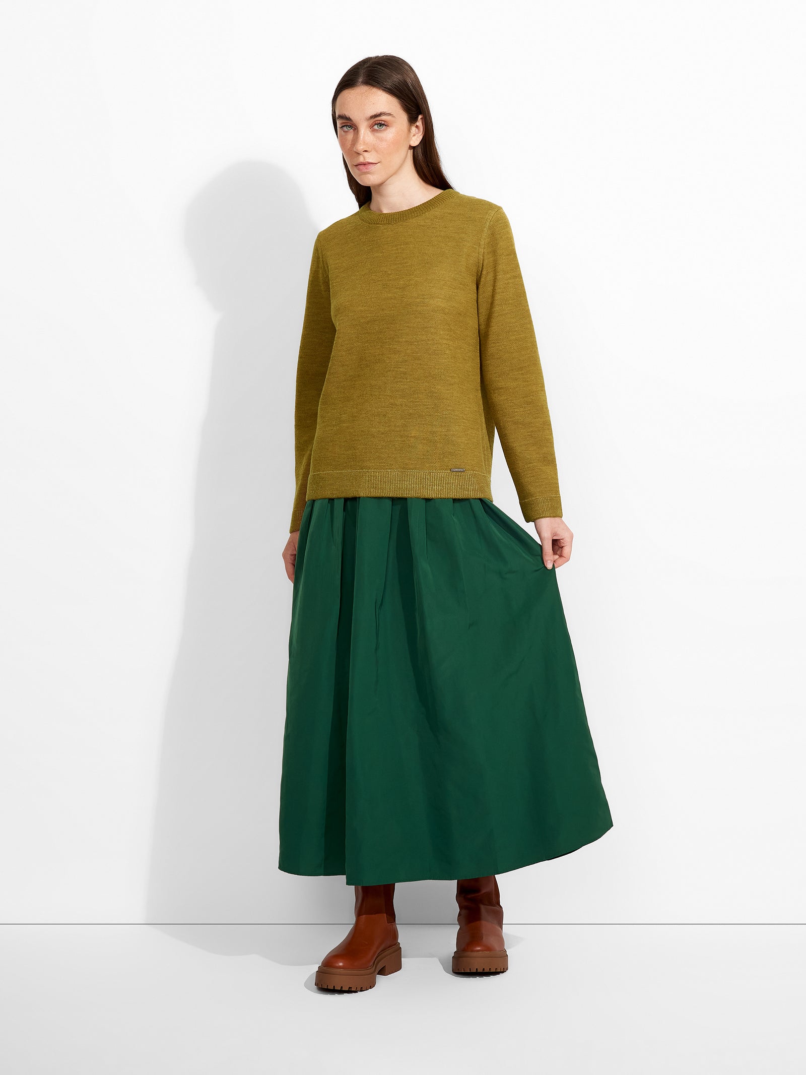 Zagreb Sweater Baby Alpaca Color Green