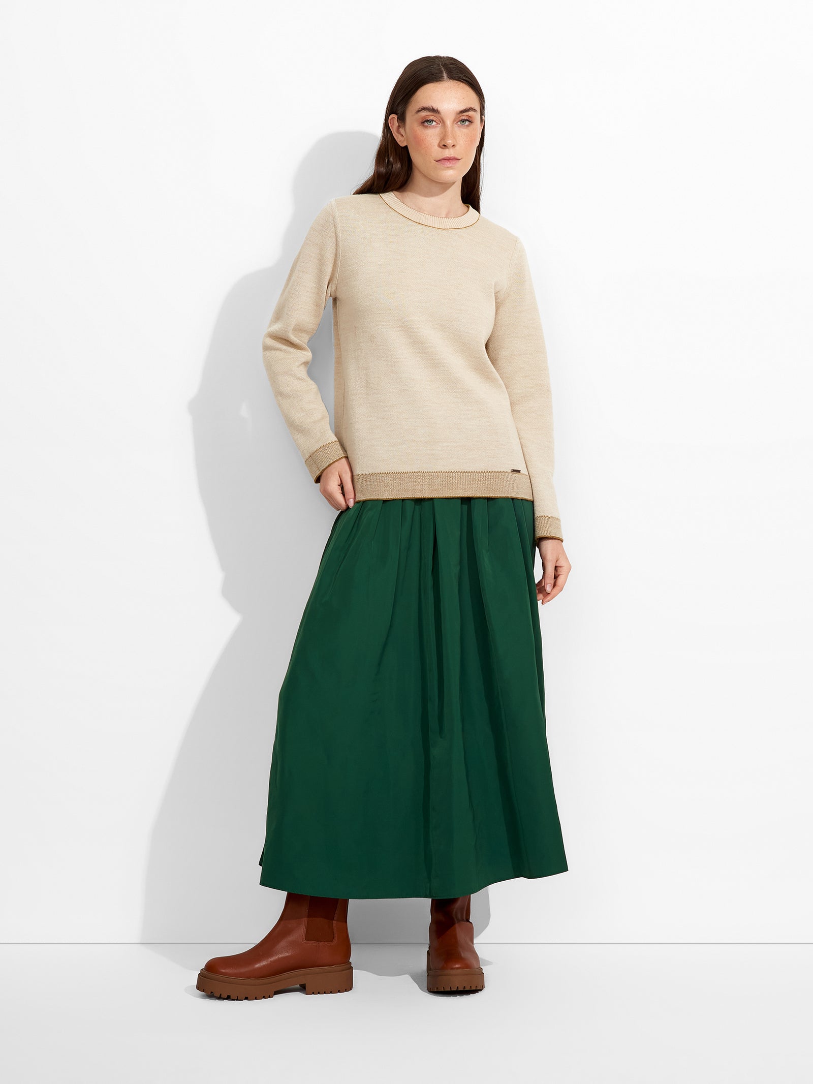 Zagreb Sweater Baby Alpaca Color Green