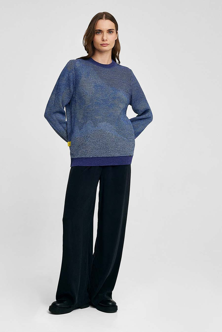 Huascaran Sweater Baby Alpaca Color Niagara