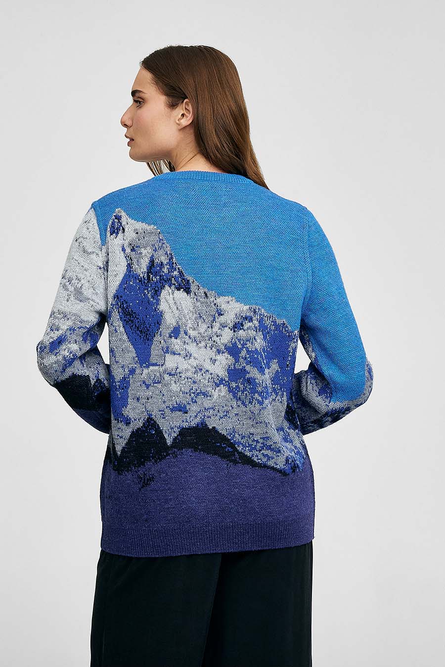 Huascaran Sweater Baby Alpaca Color Niagara