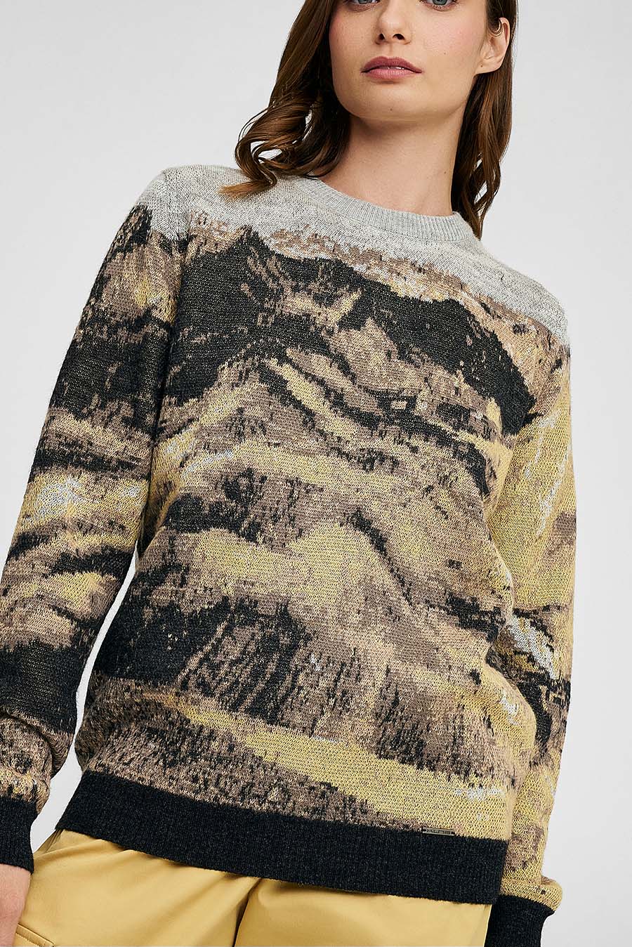 Yauyos Sweater Baby Alpaca Color Antracite