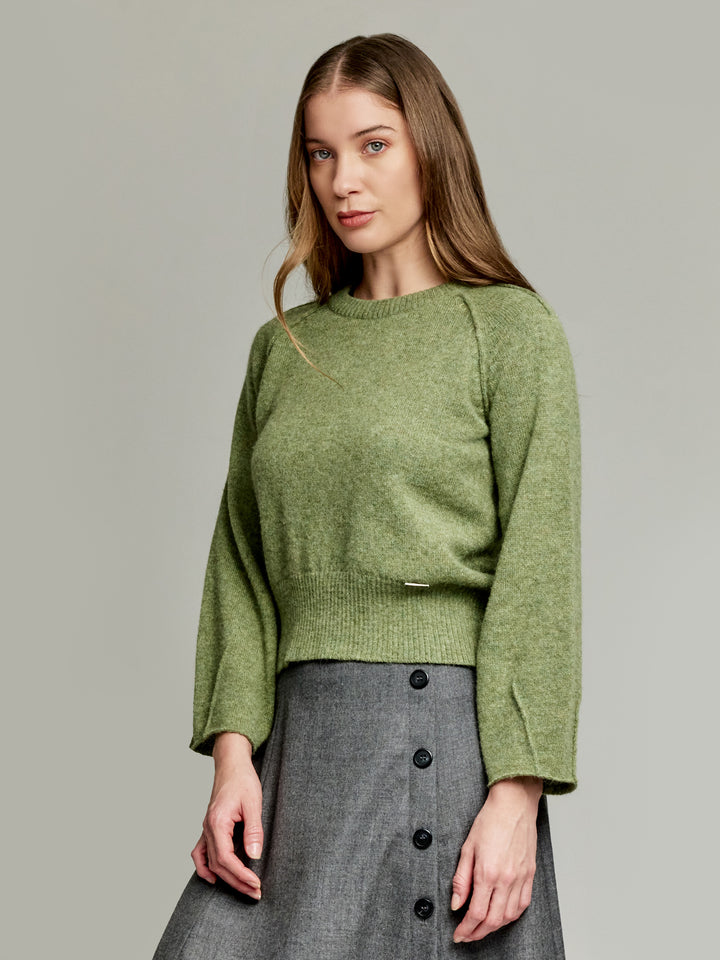 Suéter Yovi Baby Alpaca Color Verde