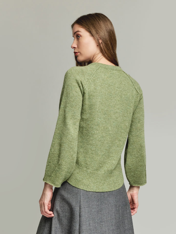 Suéter Yovi Baby Alpaca Color Verde