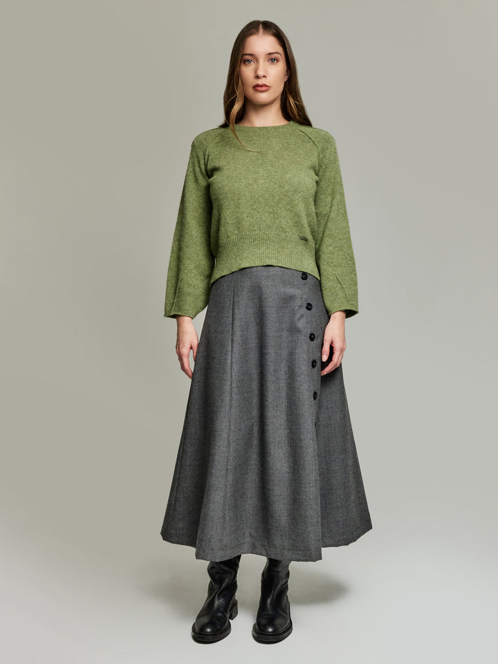 Suéter Yovi Baby Alpaca Color Verde