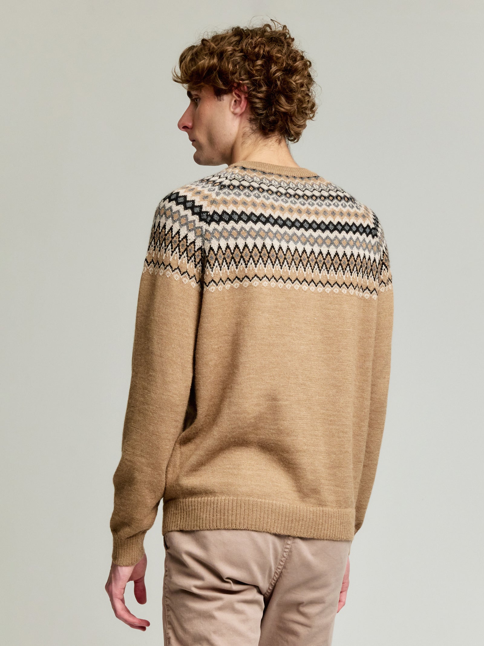 Jersey Yago de alpaca baby color camel