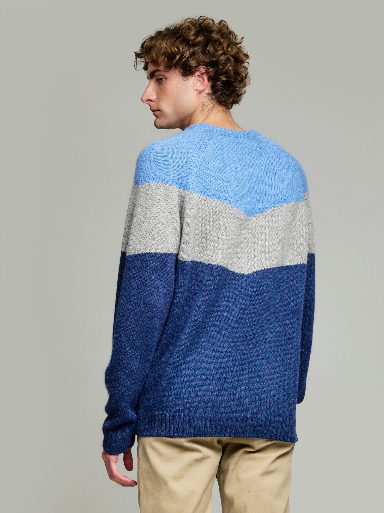 Yannick Sweater Baby Alpaca Color Blue