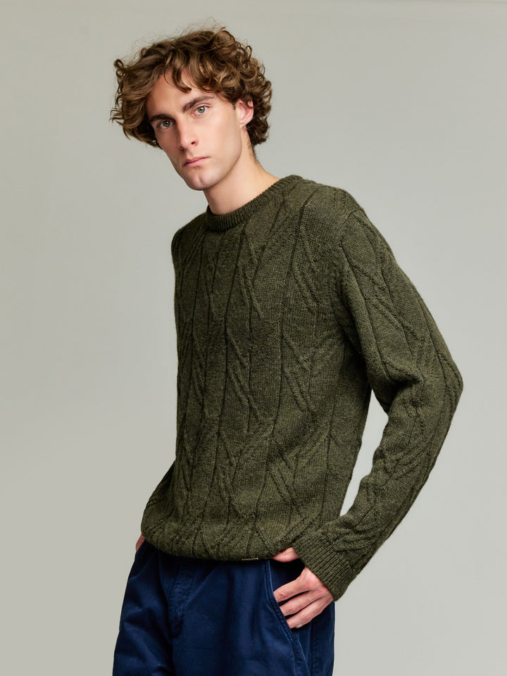 Suéter Yann Bebé Alpaca Color Verde