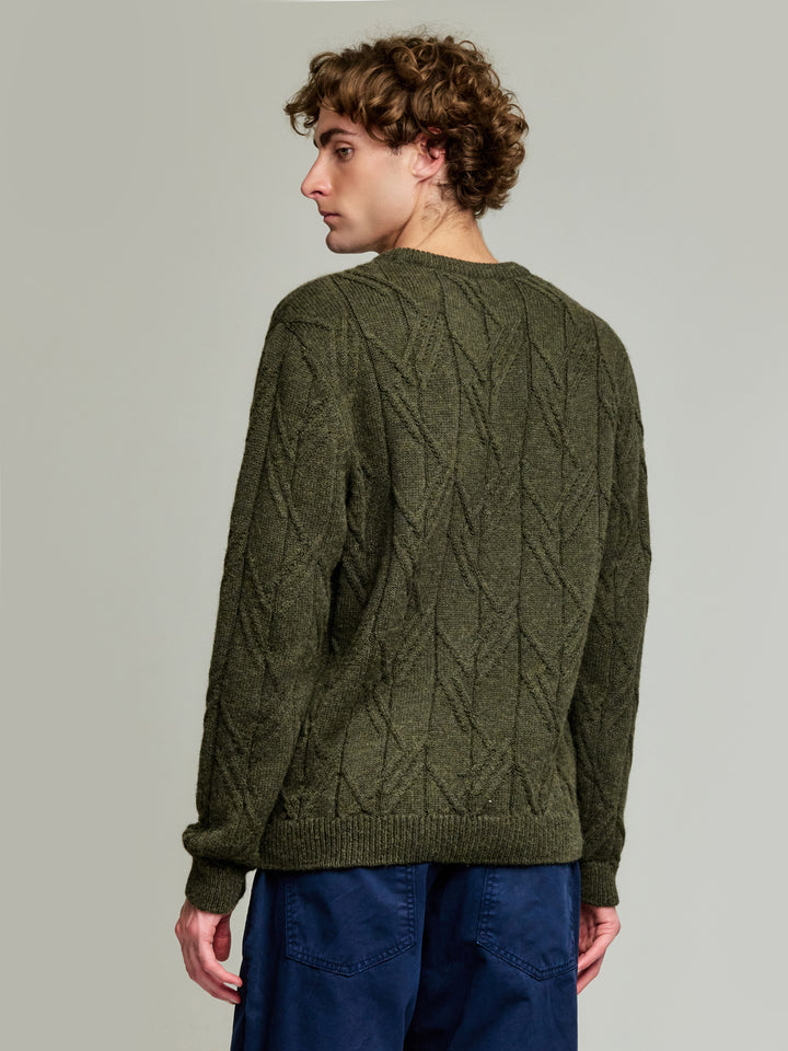Suéter Yann Bebé Alpaca Color Verde
