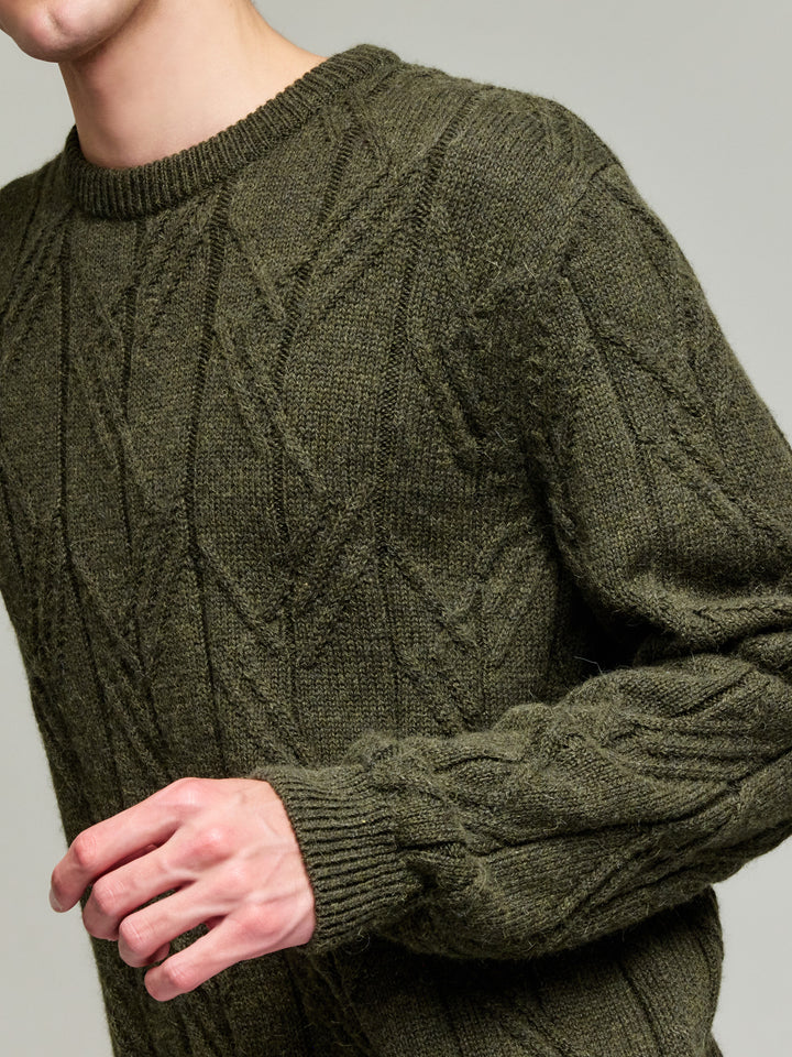 Suéter Yann Bebé Alpaca Color Verde