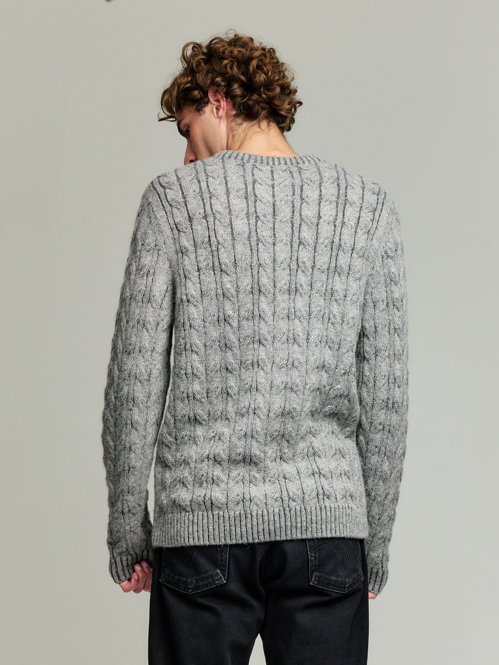 Suéter Yasikov Baby Alpaca Color Gris