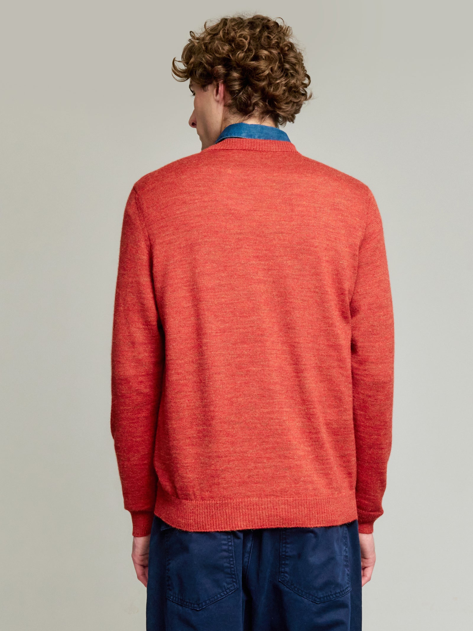 Suéter Yale Baby Alpaca Color Naranja