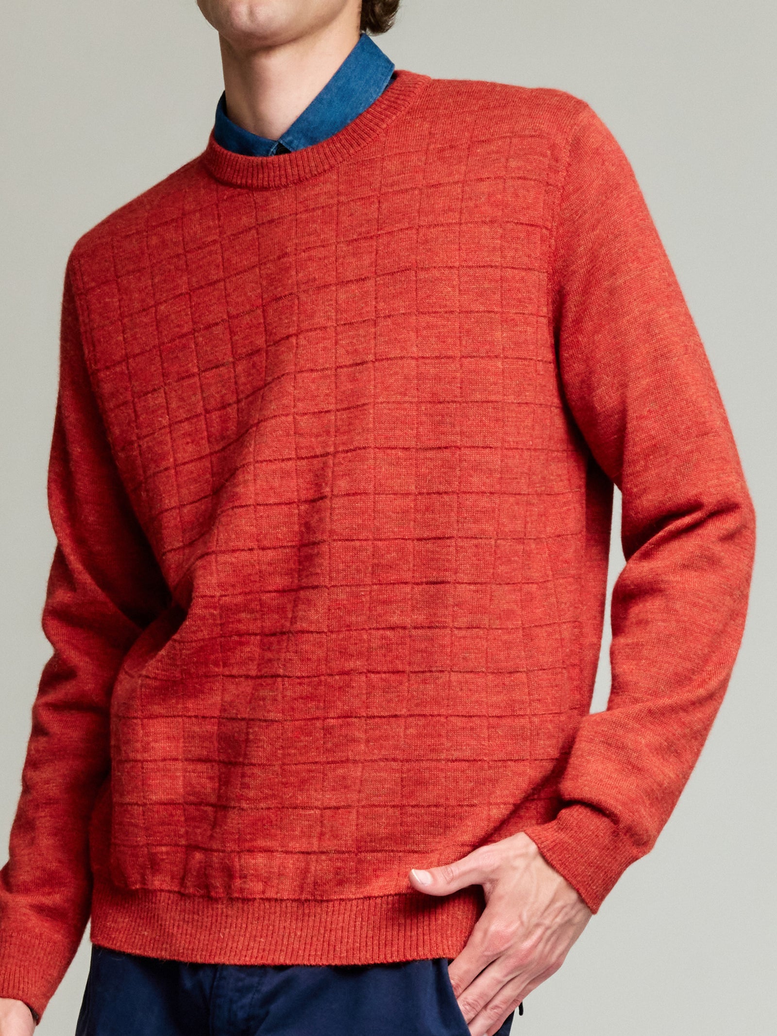 Suéter Yale Baby Alpaca Color Naranja