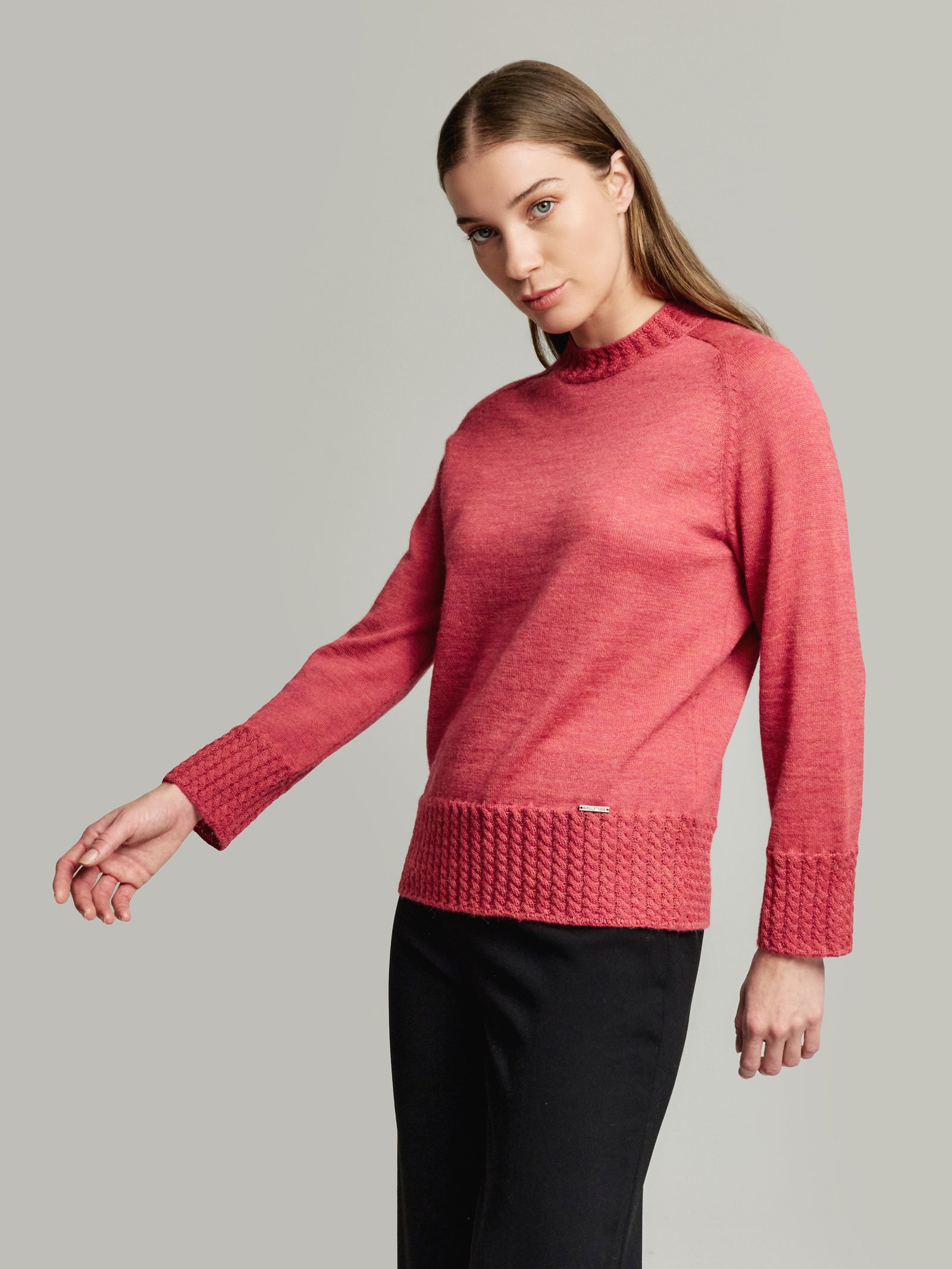 Suéter Yakira Baby Alpaca Color Rojo