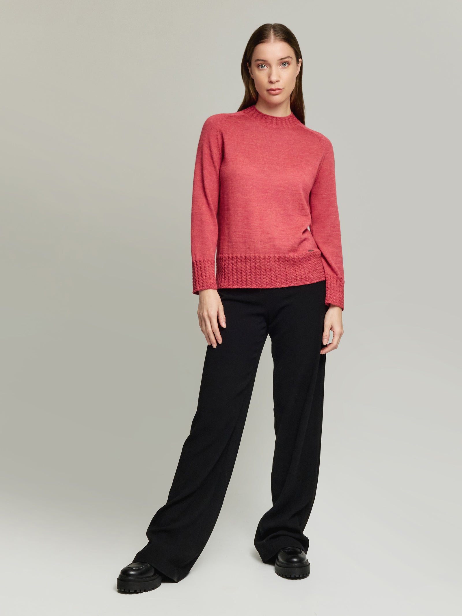 Suéter Yakira Baby Alpaca Color Rojo