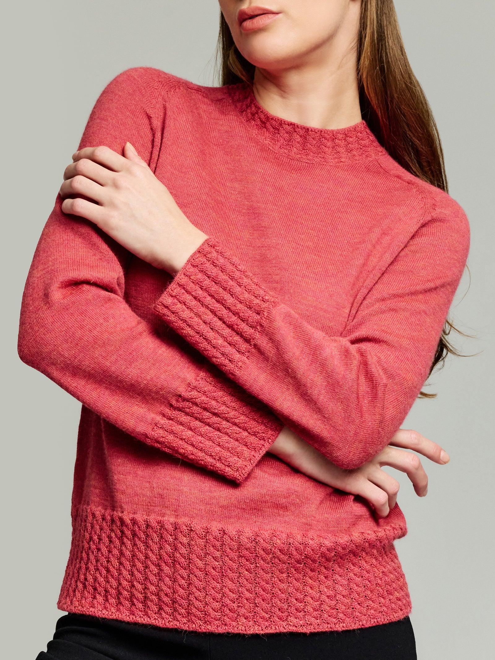 Suéter Yakira Baby Alpaca Color Rojo