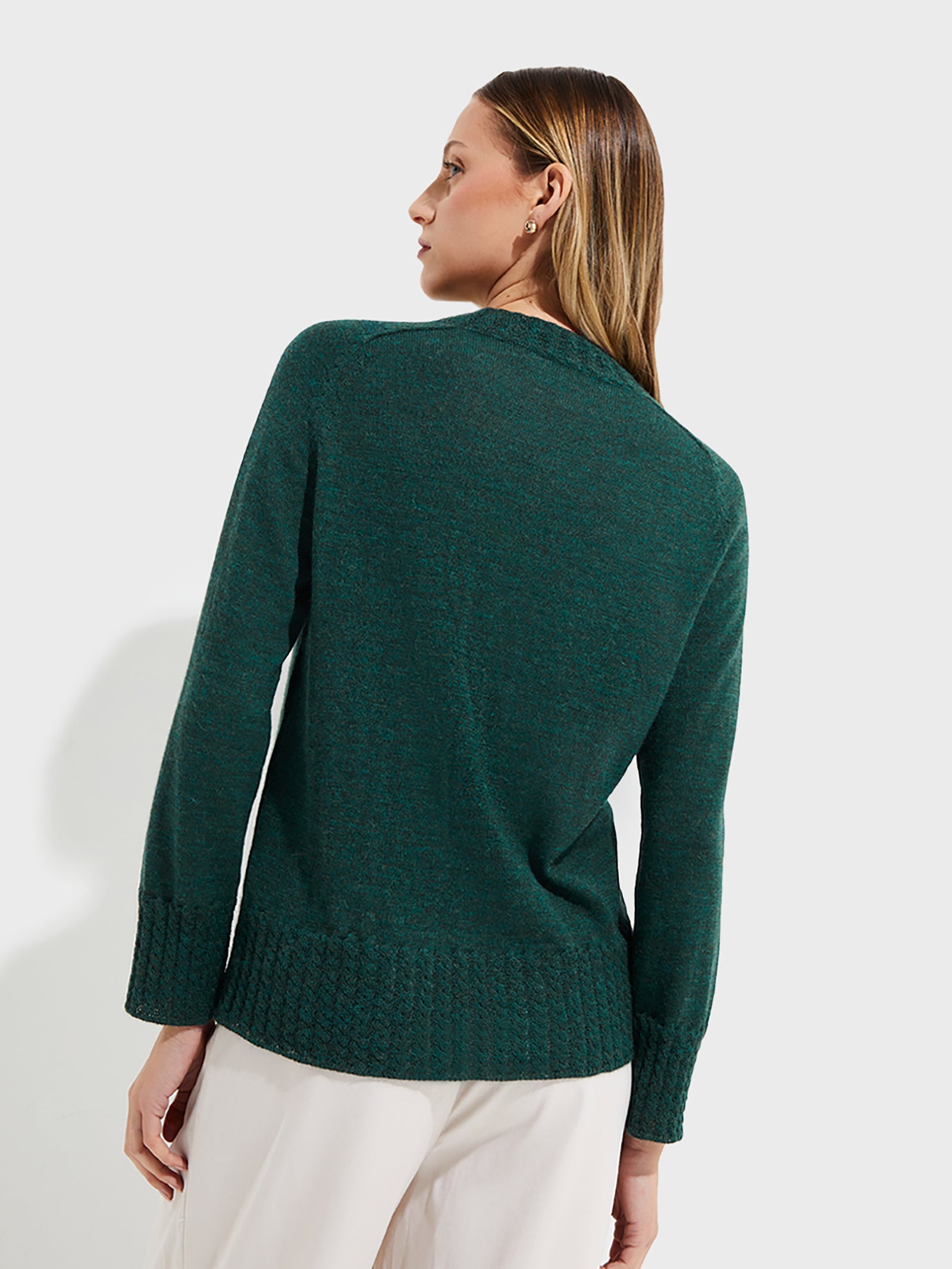 Yakira Sweater Baby Alpaca Color Green