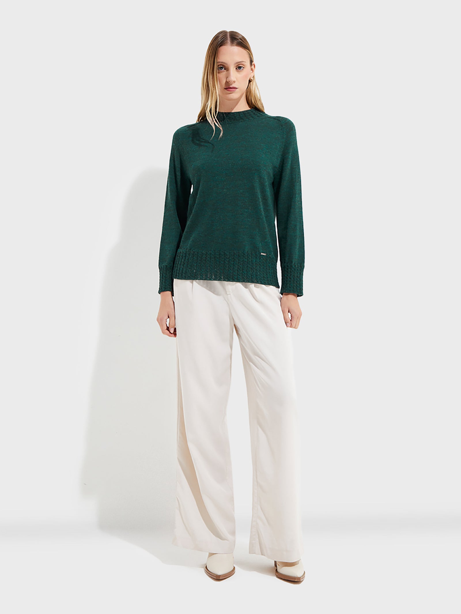 Yakira Sweater Baby Alpaca Color Green