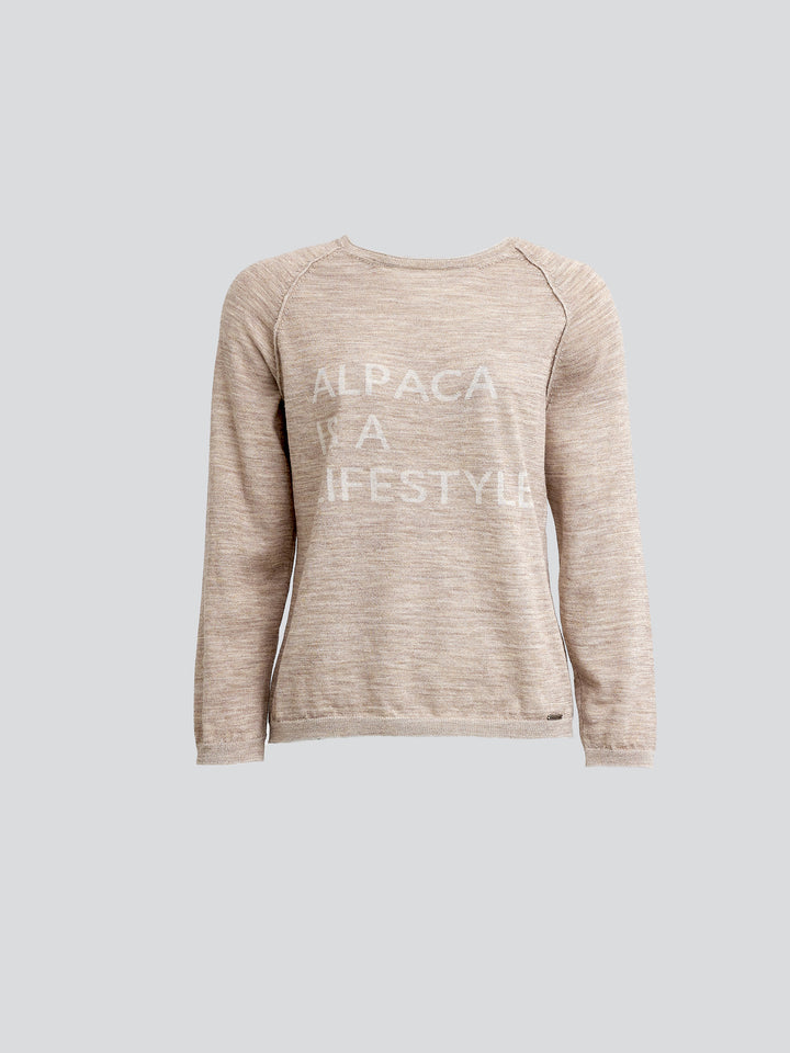 Sudadera de bebé alpaca color beige de Yours