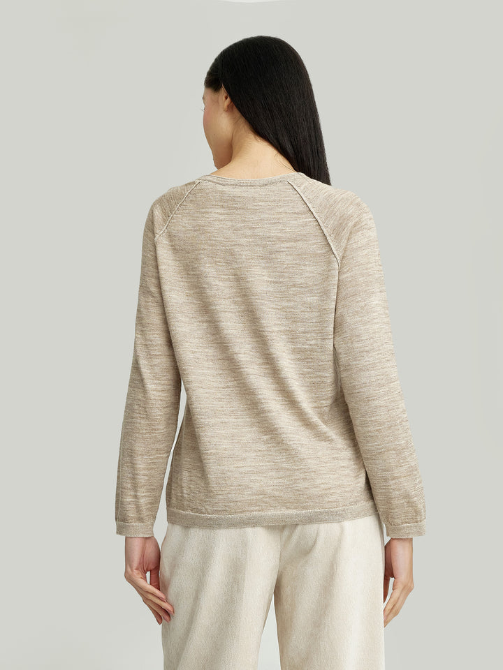 Sudadera de bebé alpaca color beige de Yours
