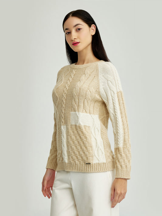 Yes Sweater Baby Alpaca Color Beige