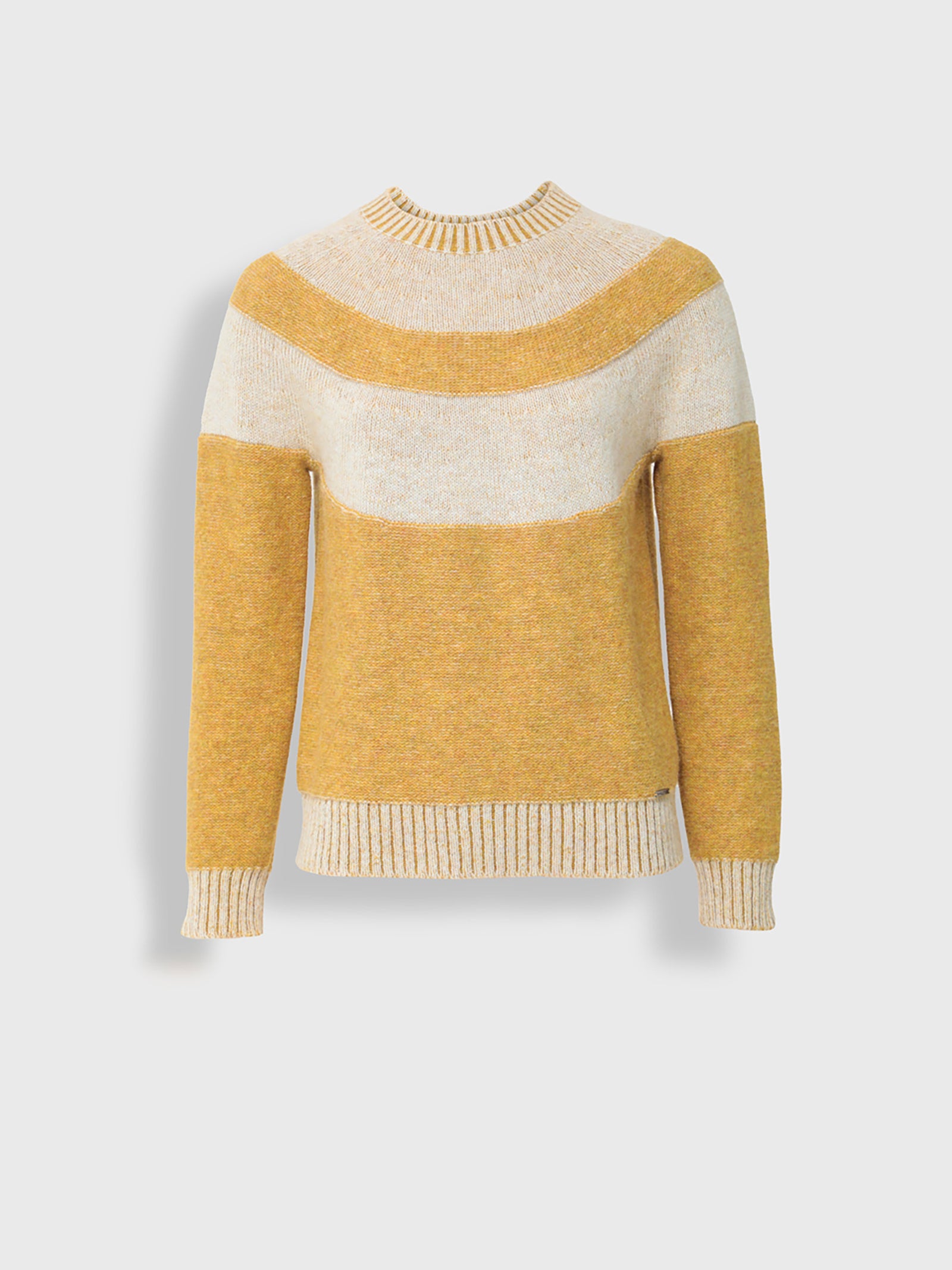 Ydris Suéter Baby Alpaca Color Amarillo