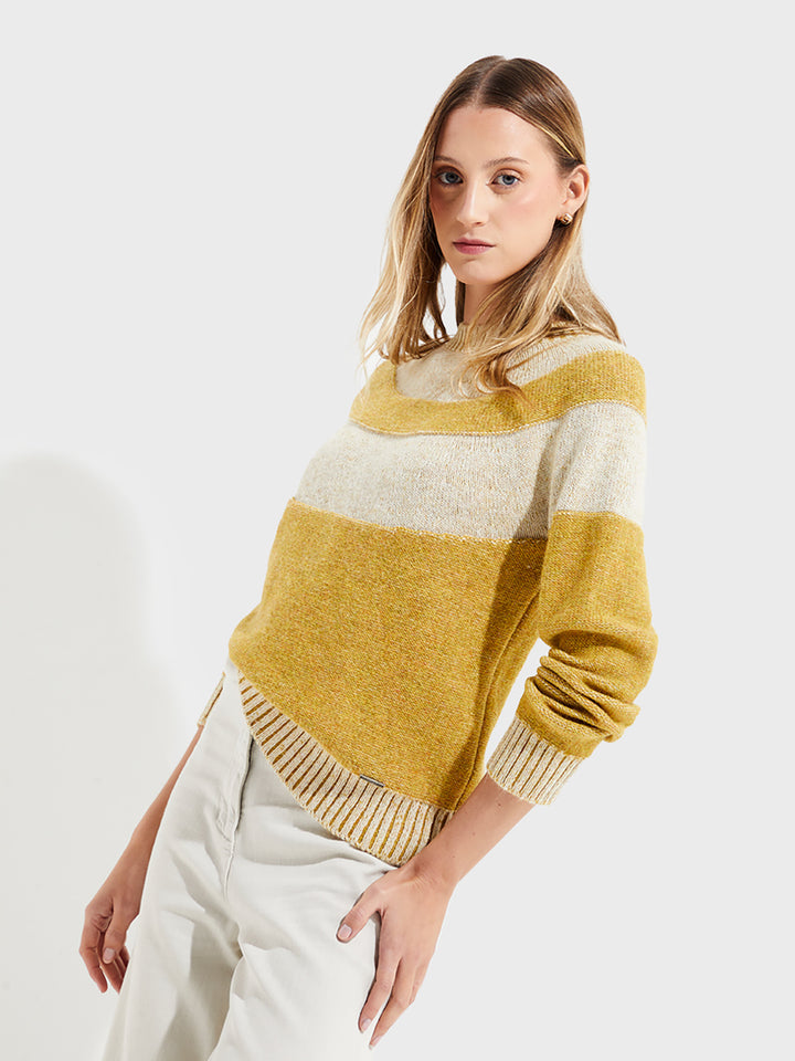 Ydris Sweater Baby Alpaca Color Yellow