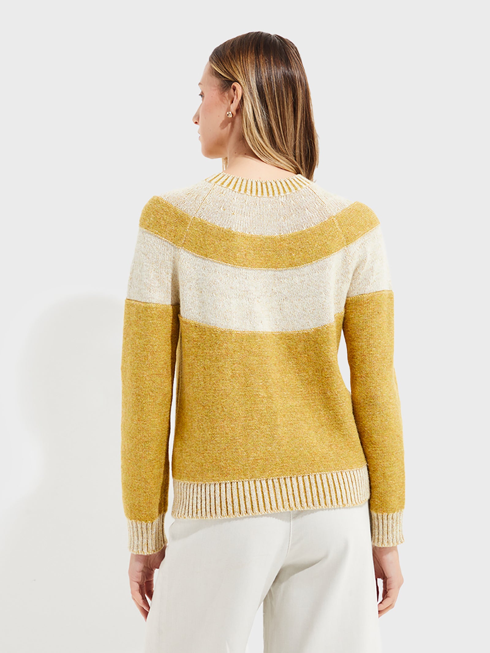 Ydris Suéter Baby Alpaca Color Amarillo