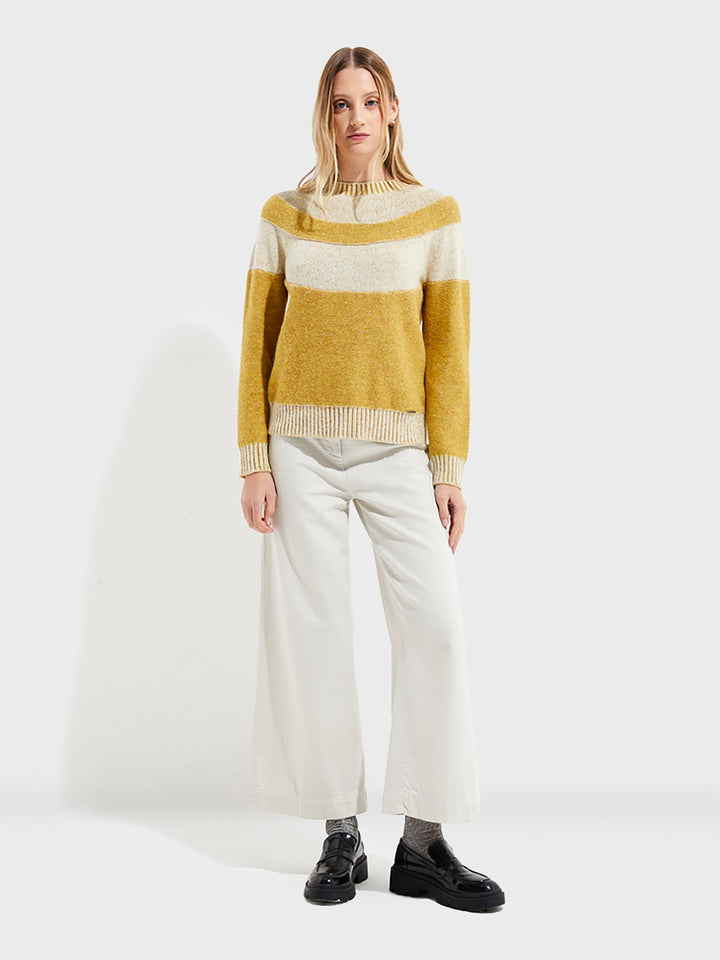 Ydris Sweater Baby Alpaca Color Yellow