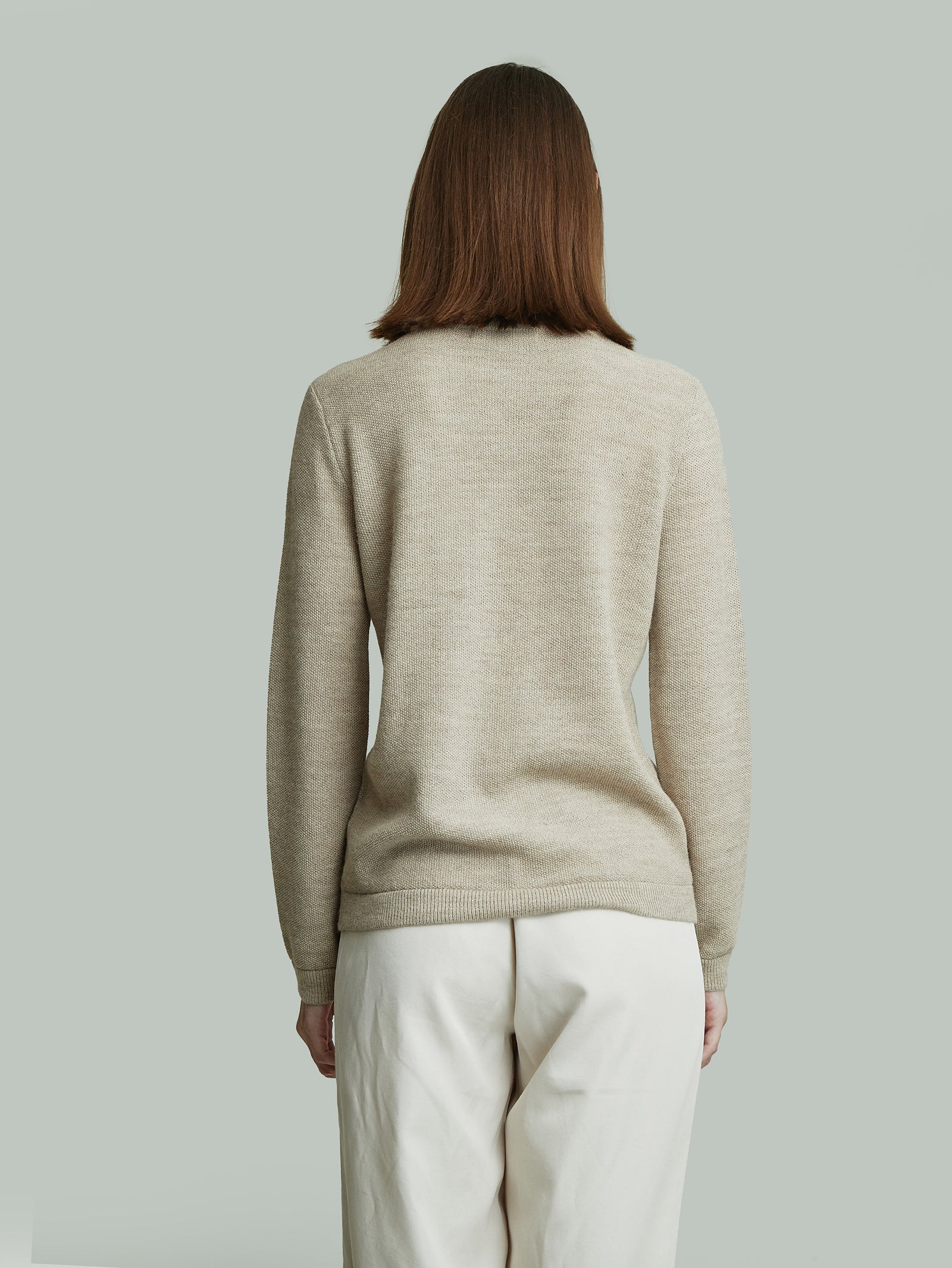 Suéter Yanina Baby Alpaca Color Beige