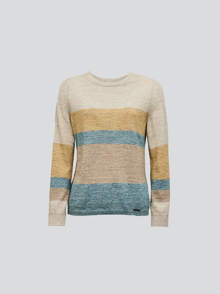 Suéter Yamelia de baby alpaca color azul claro