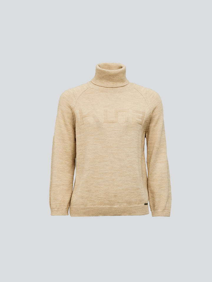 Sí, suéter bebé alpaca color beige
