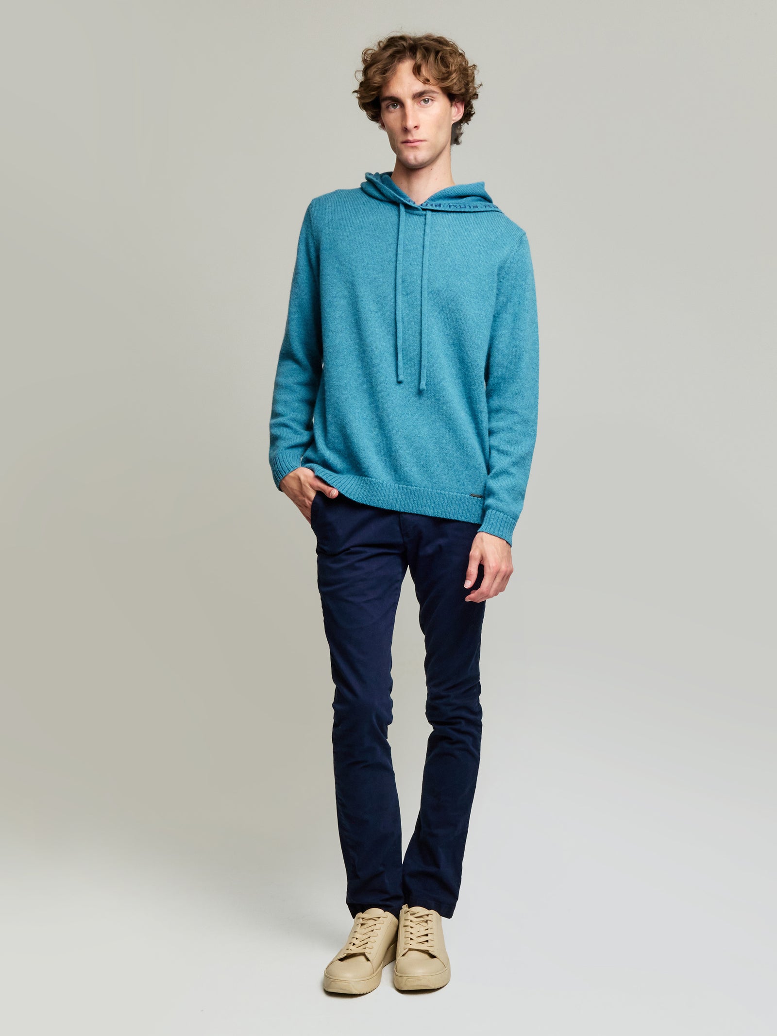 Yacomo Sweater Baby Alpaca Color Light Blue