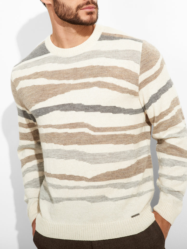 Zar Sweater Baby Alpaca Color Beige