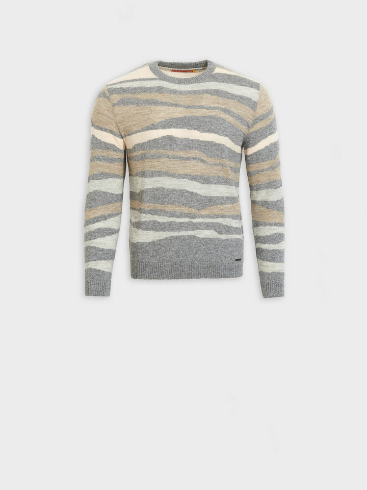 Zar Suéter de Baby Alpaca Color Gris
