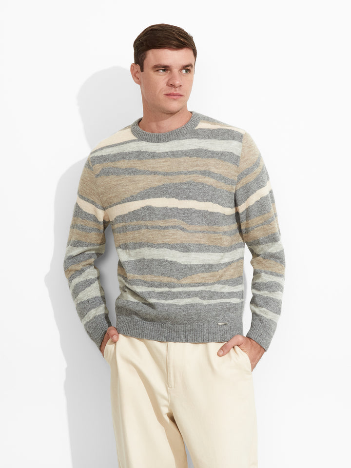 Zar Suéter de Baby Alpaca Color Gris