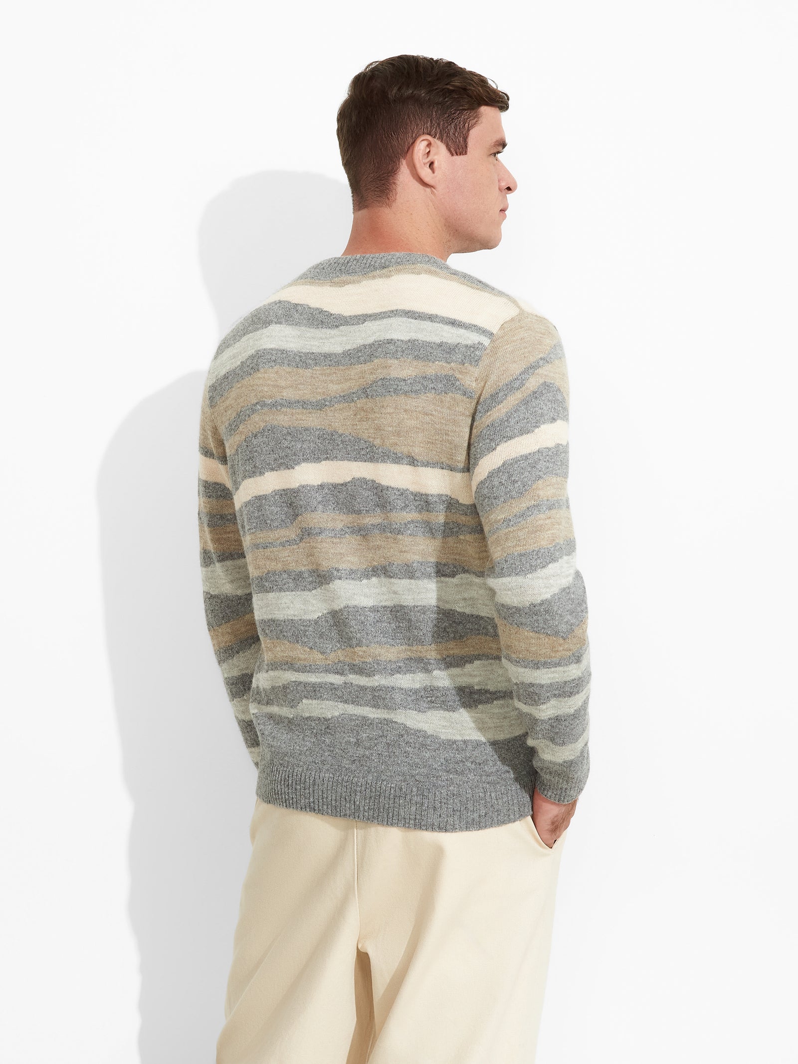 Zar Sweater Baby Alpaca Color Grey