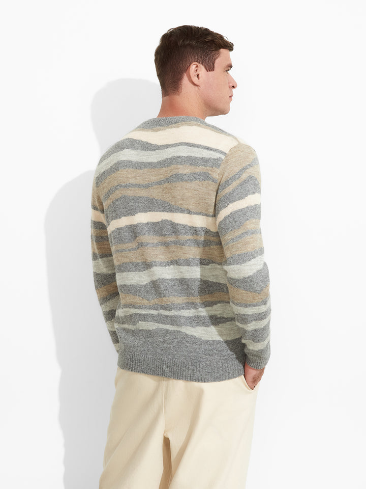 Zar Suéter de Baby Alpaca Color Gris