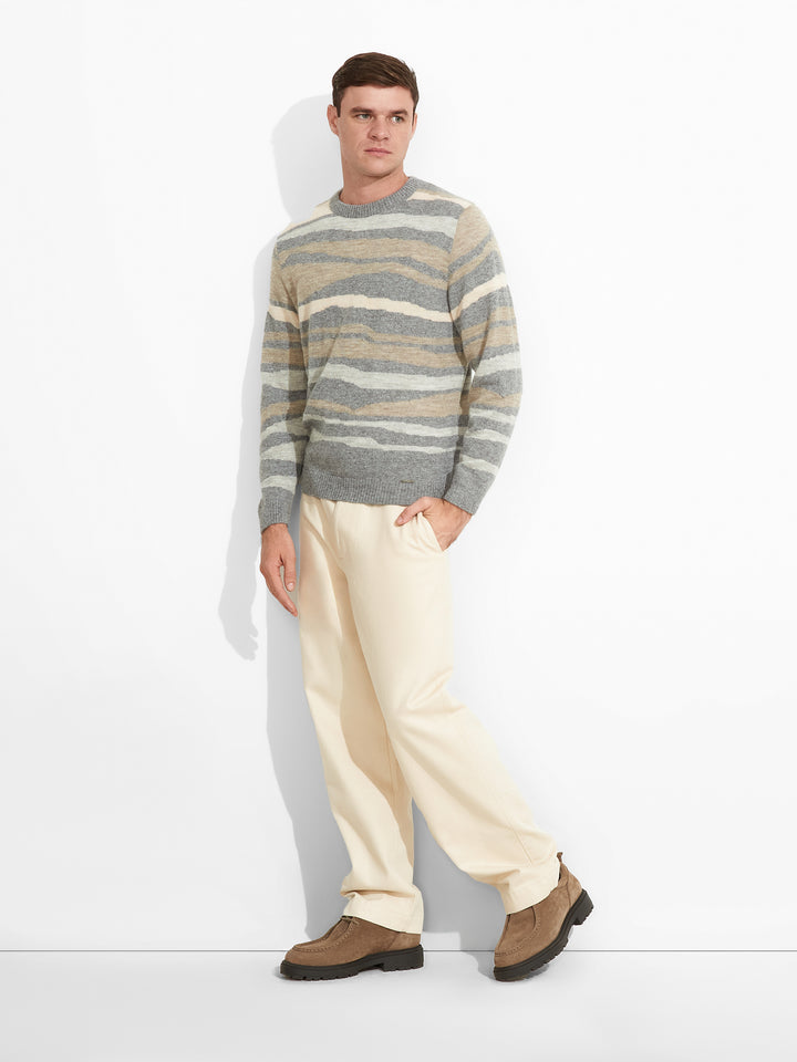 Zar Suéter de Baby Alpaca Color Gris
