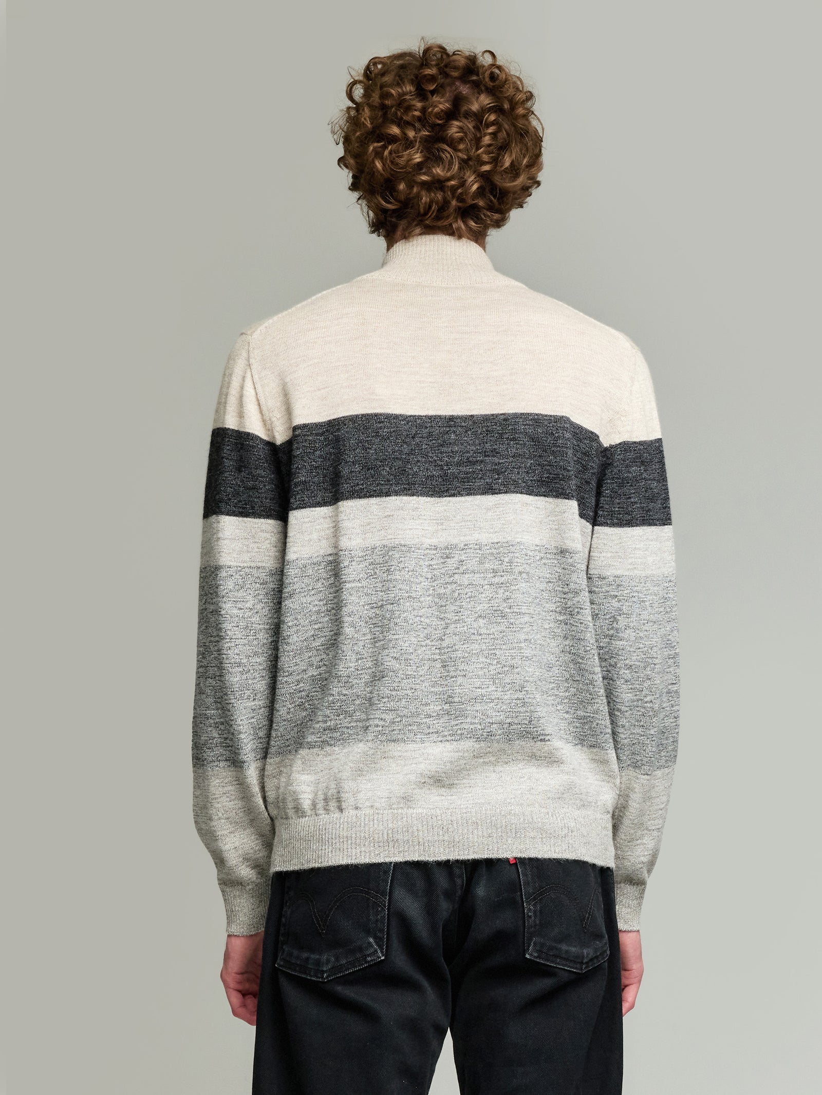 Yonas Sweater Baby Alpaca Color Grey