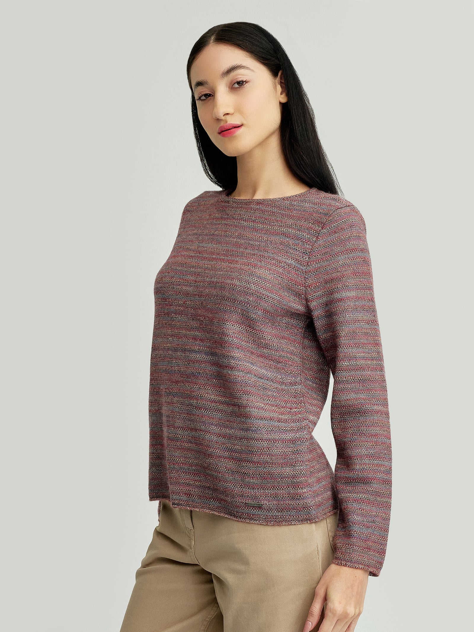 Yudith Suéter de Baby Alpaca Color Rojo